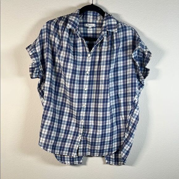 Madewell Central Open Back Shirt XS - Picture 3 of 8